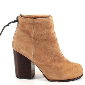 Jeffrey Campbell Suede Chunky Heel Ankle Boot Size 9